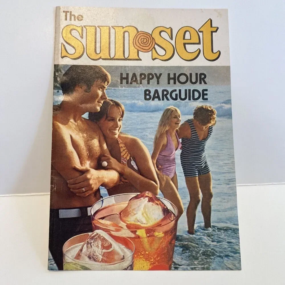 Vintage Bar Guide Happy Hour 1973 Southern Comfort Recipe Advertising Ephemera